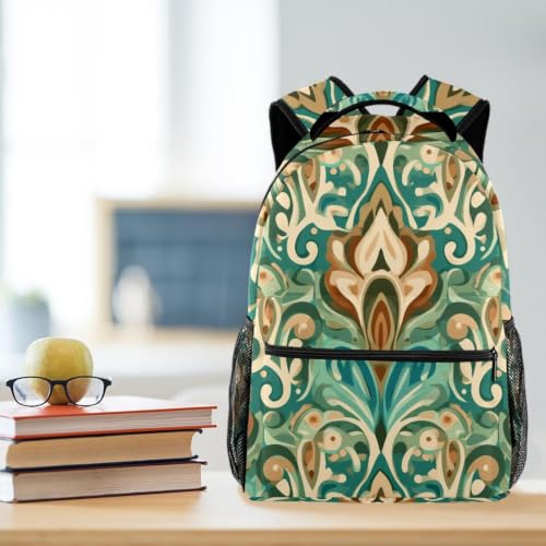 Mochila escolar para hombres y mujeres que protege la espalda y PC 5