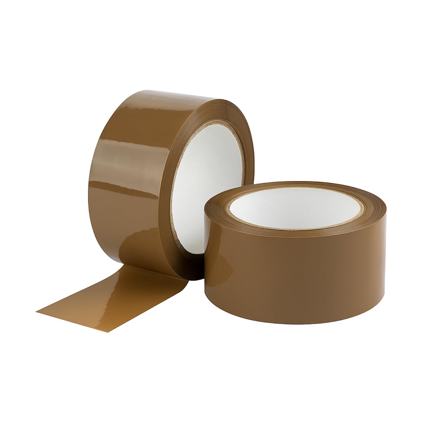 VIRSUS 36 Rotoli di Nastro adesivo per pacchi, misura 50x132 mt, Srotolamento silenzioso per imballaggio colore AVANA
