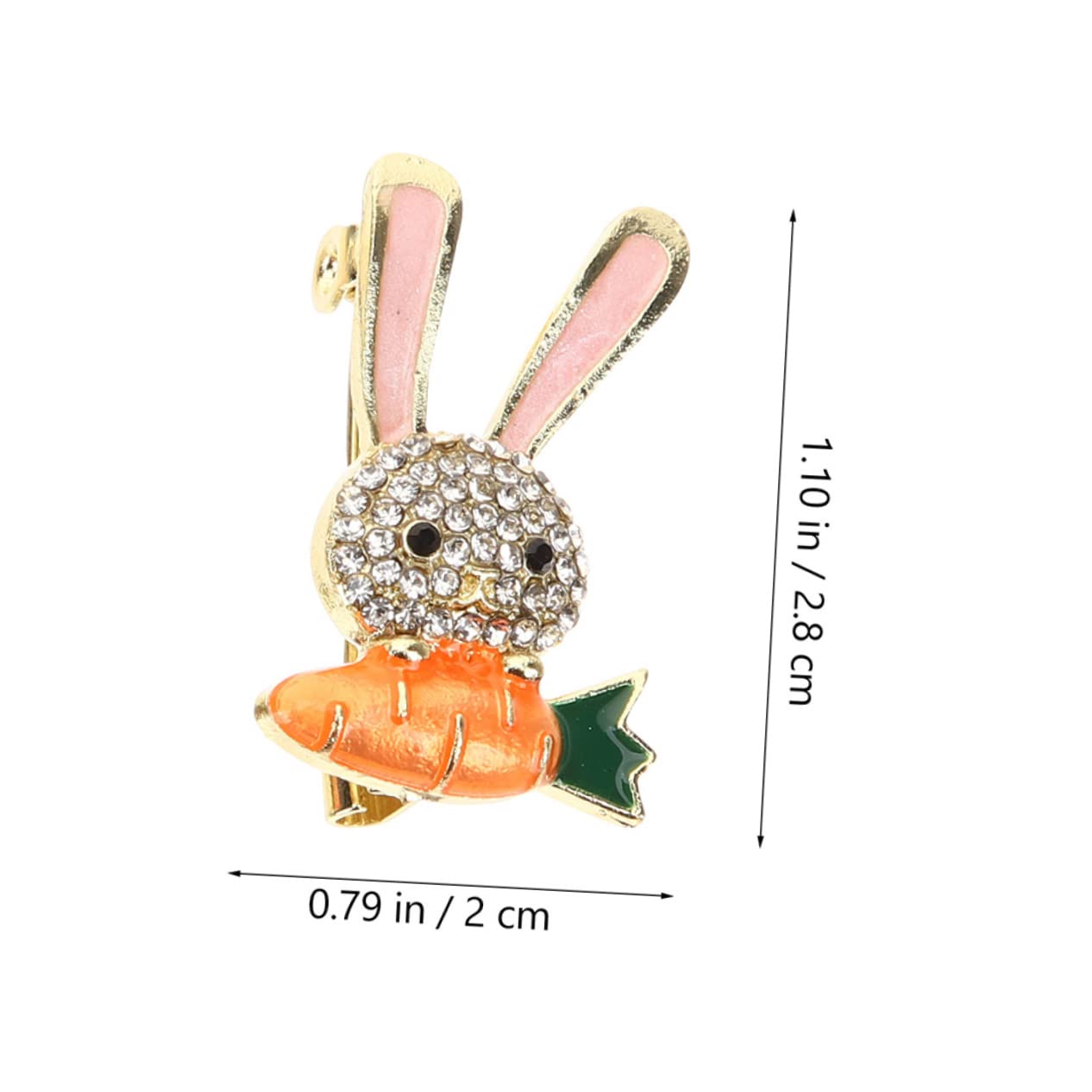 16pezzi Spille Forma Di Coniglio Per Donna Spille Decorative Per Cappello e Giacca Accessori Creativi Per Abbigliamento e Zaino