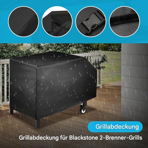 Housse de barbecue imperméable avec bâche Oxford 600D haute densité - 3
