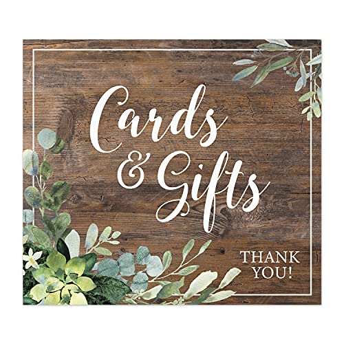 Lush Greenery Cards And Gifts Sign / 8' x...