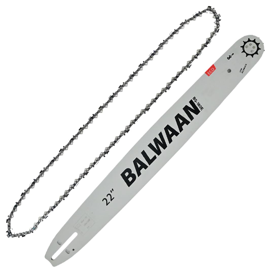 BALWAAN Krishi Eco Guidbar 22" and Eco 22" Saw Chain Attachments of Chain Saw Woodcutter, Combo Set of Saw Chain+Guidbar for Tree Pruning, Cutting Wood and Chopping Firewood (B0D62JQCBF) Amazon Price History, Amazon Price Tracker