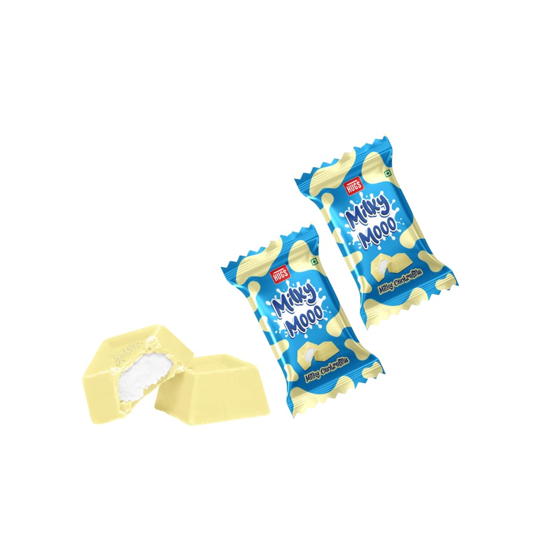 Hugs Milky Moo Box - Milky Centrefills White Chocolates
