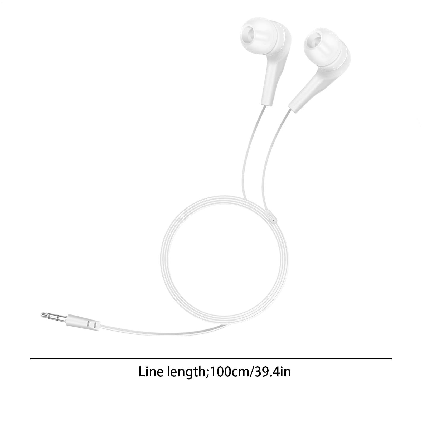 Interfaccia digitale – Cuffie plug-in per apprendimento, connettore dorato di precisione da 3,5 mm con geometria ergonomica in silicone e calibrazione audio per , tablet, computer e