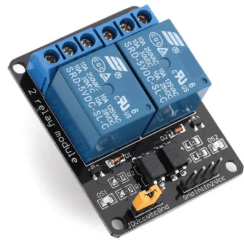 Robocraze 2-Channel 5V Relay Module with Optocoupler | 5V Relay Module compatible with Arduino (B073B6M5JB) Amazon Price History, Amazon Price Tracker