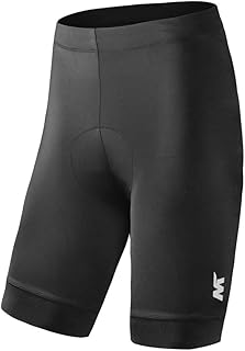 Mysenlan Herren Radhose 3D Gepolsterte Kompression Fahrrad Hose Reithose Schwarz
