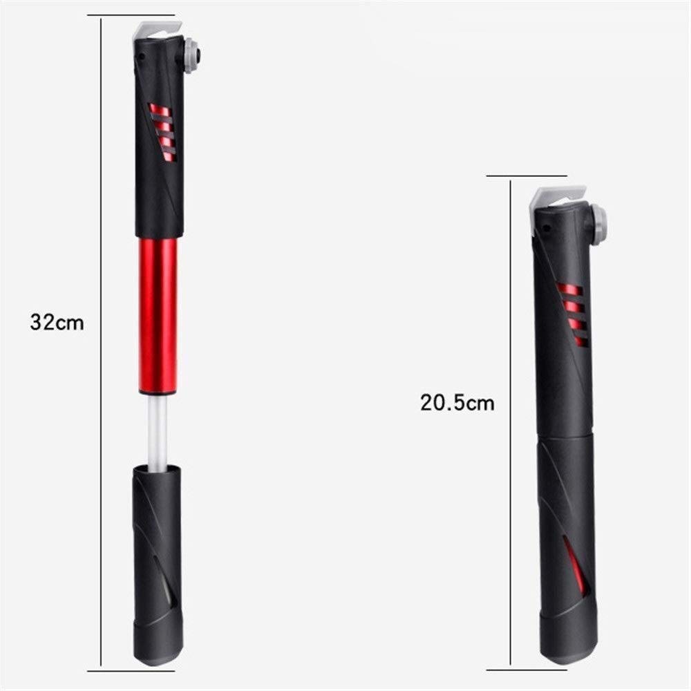 Reparaturwerkzeuge 2er Pack Mini-Fahrradpumpe für Presta- und Schrader-Fahrradpumpenventile Maximaler Luftdruck 120 PSI Fahrradbodenpumpen PRO Fahrradwerkzeug Reparaturteile (Farbe
