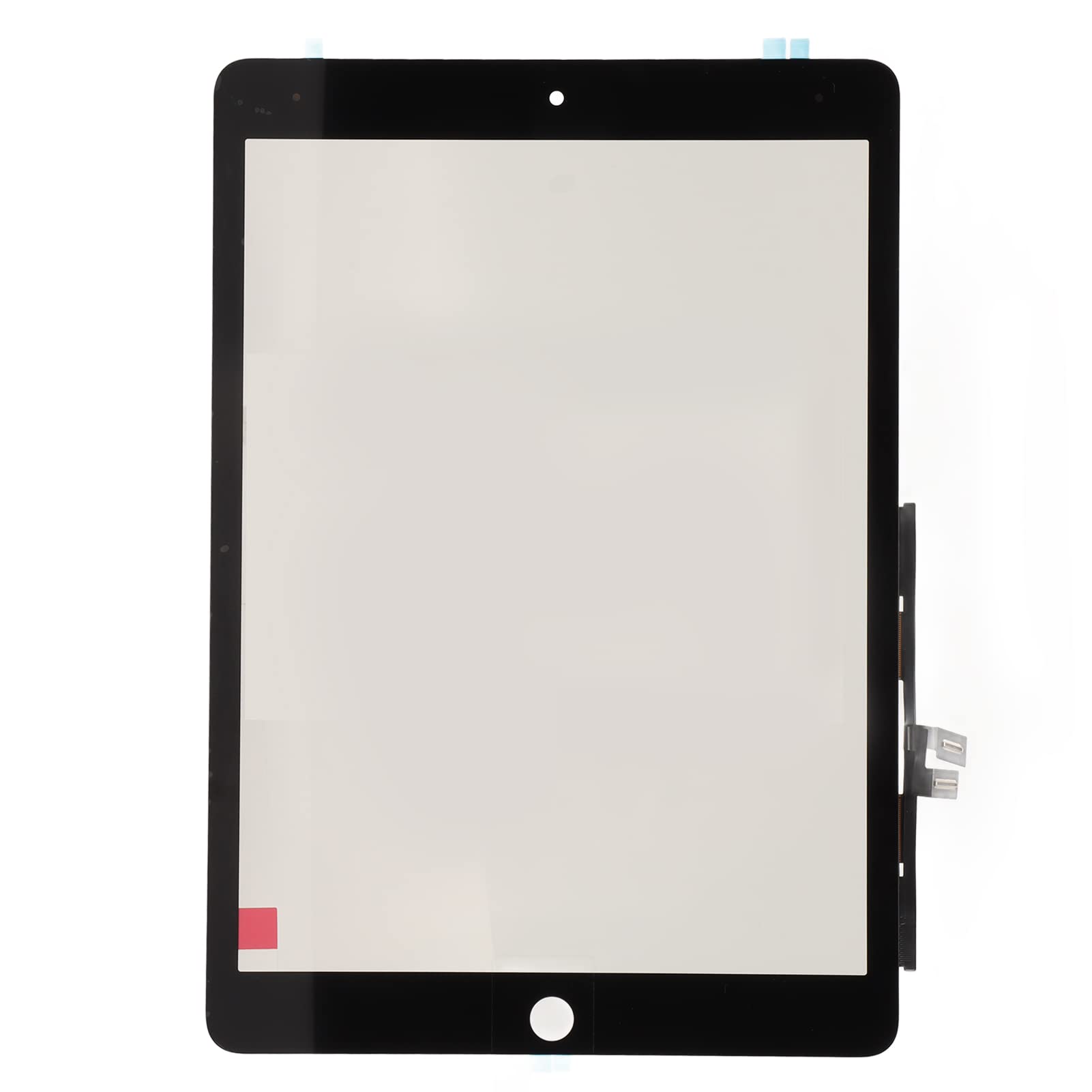 Zespół Digitizera Ekranu Dotykowego do Czarnego Tabletu IOS 9 2021 9. Generacji 10.2 A2602 A2603 A2604 A2605, Wymiana Przedniego Panelu ze Szkła Hartowanego, trwałość i odporność na Zużycie