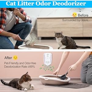 Cat Litter Box Deodorizer Dog Poof Odor Removal Ozone 99% Odor Eliminator for Strong Odor Air Ionizers for Home Air Purifier for Pets Toilet Wardrobe Shoe Garage Room Cabinet White Cat Litter Box Deodorizer Dog Poof Odor Removal Ozone 99% Odor Eliminator for Strong Odor Air Ionizers for Home Air Purifier for Pets Toilet Wardrobe Shoe Garage Room Cabinet White