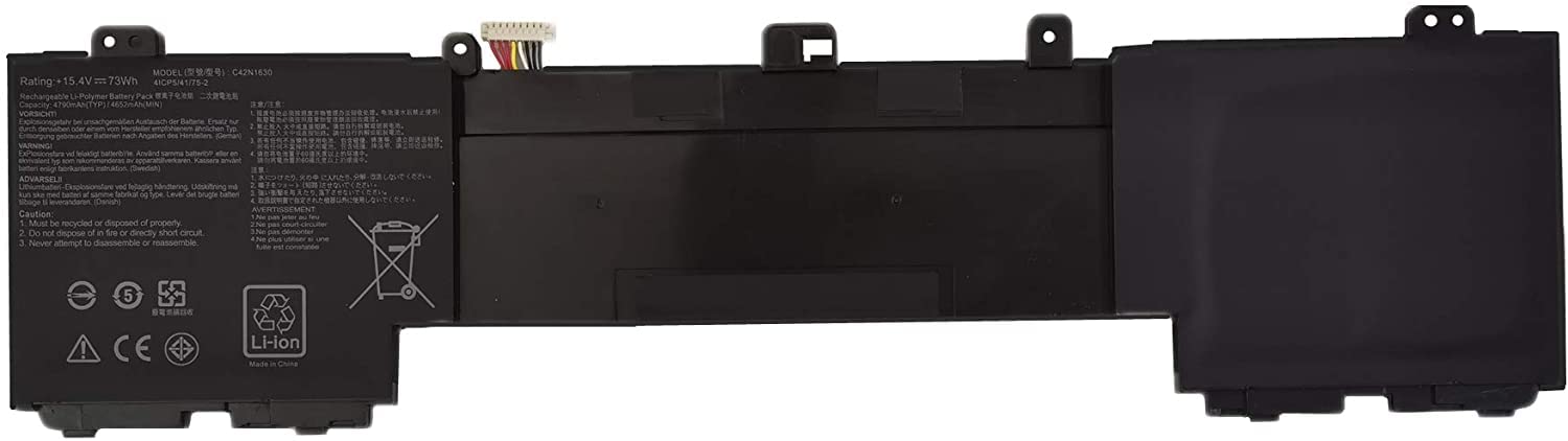 Batterie C42N1630 pour Asus UX550VD, idéal pour le télétravail - 5