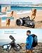 Videokamera 4K 48MP Camcorder 18X Digital Zoom Vlogging Kamera mit LED-Fülllicht für YouTube, 3.0'' 270°Drehbarer Screen Video Kamera mit Externem Mikrofon, Fernbedienung, 2 Batterien (32 GB Karte)