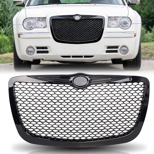 Gloss Black Front Grille Bumper Grill 2004 2005 2006 2007