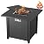 Propane Fire Pit 30 Inch Outdoor Gas Fire Pit | Steel Fire Table with Lid | Patio Fire Pit Table & Outdoor Fire Pir Propane for Deck, Garden & Backyard | Powerful Propane Outdoor Fire Pit 50,000 BTU
