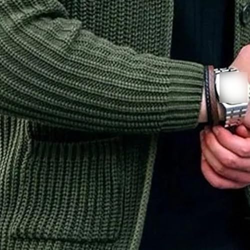 Men's Casual Slim Fit Knitwear Sweater Button Down Cardigan Solid Sweater Shawl Collar Knitted Pockets Sweaters4