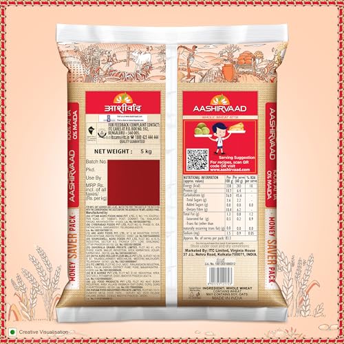 Image of Aashirvaad Superior MP Atta, 5kg Pack