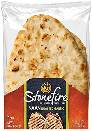 Stonefire Garlic Naan Bread, 8.8 oz 2 CT