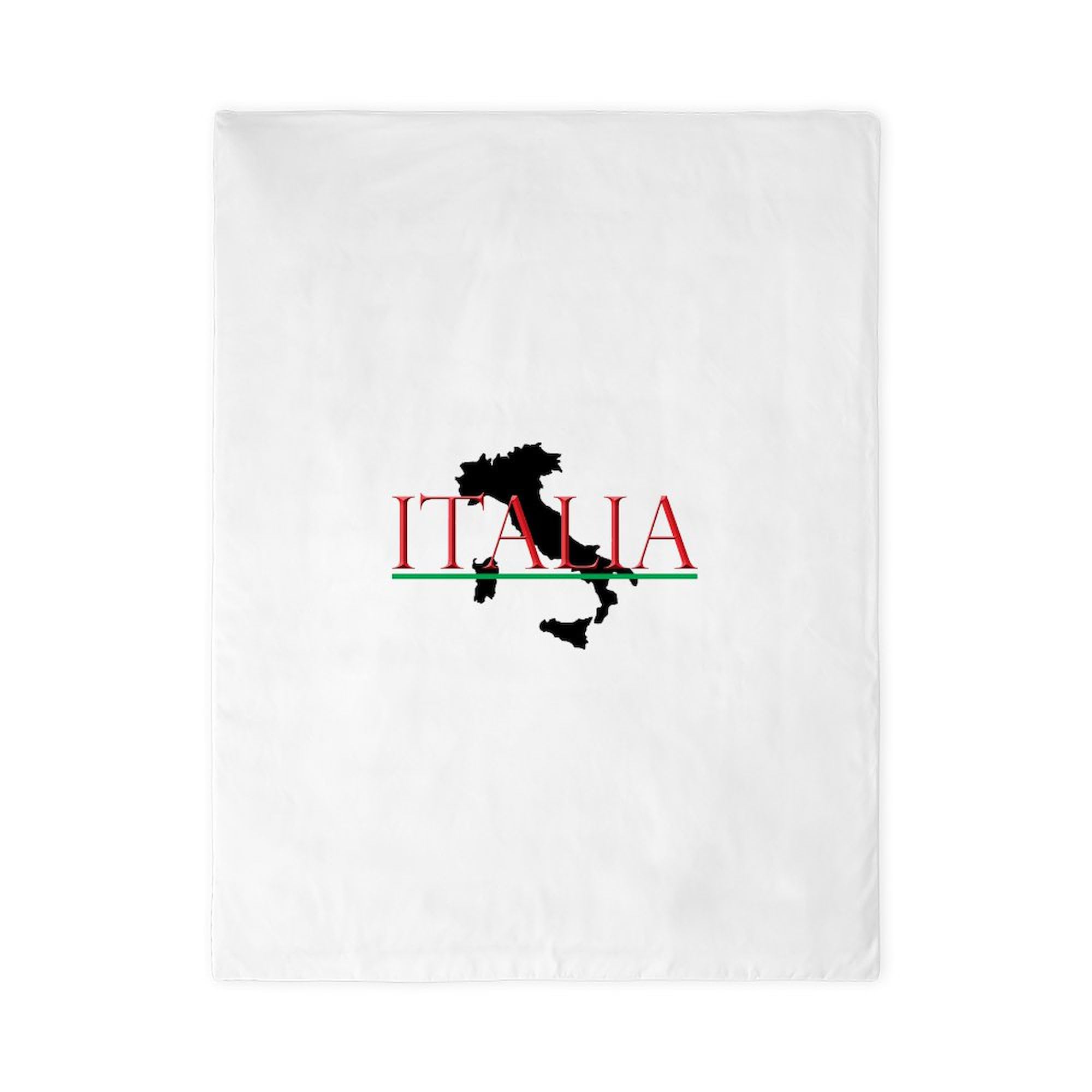 CafePress Italia: Italian Boot Twin Duvet Cover, Printed Comforter Cover, Unique Bedding,