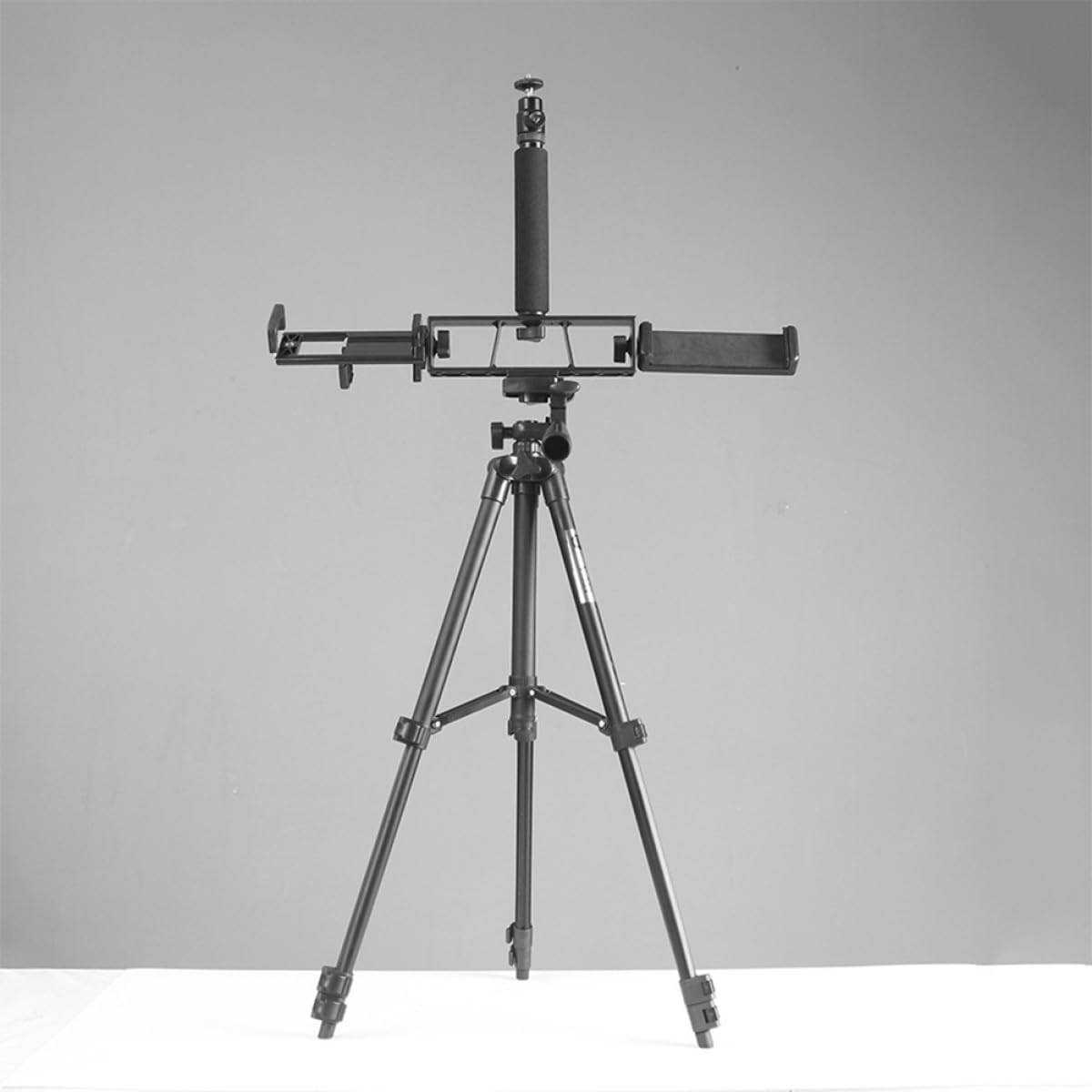 Mini Trípode para Cámara de Aluminio Negro 4 Secciones | Soporte Multifunción Práctico y Resistente Deformación Uso en Viaje y Exterior