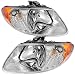 OE Style Headlight Assembly for Dodge Caravan 01-07 / Chrysler Town & Country 2001-2007(Fits Short 113" Wheelbase ONLY)