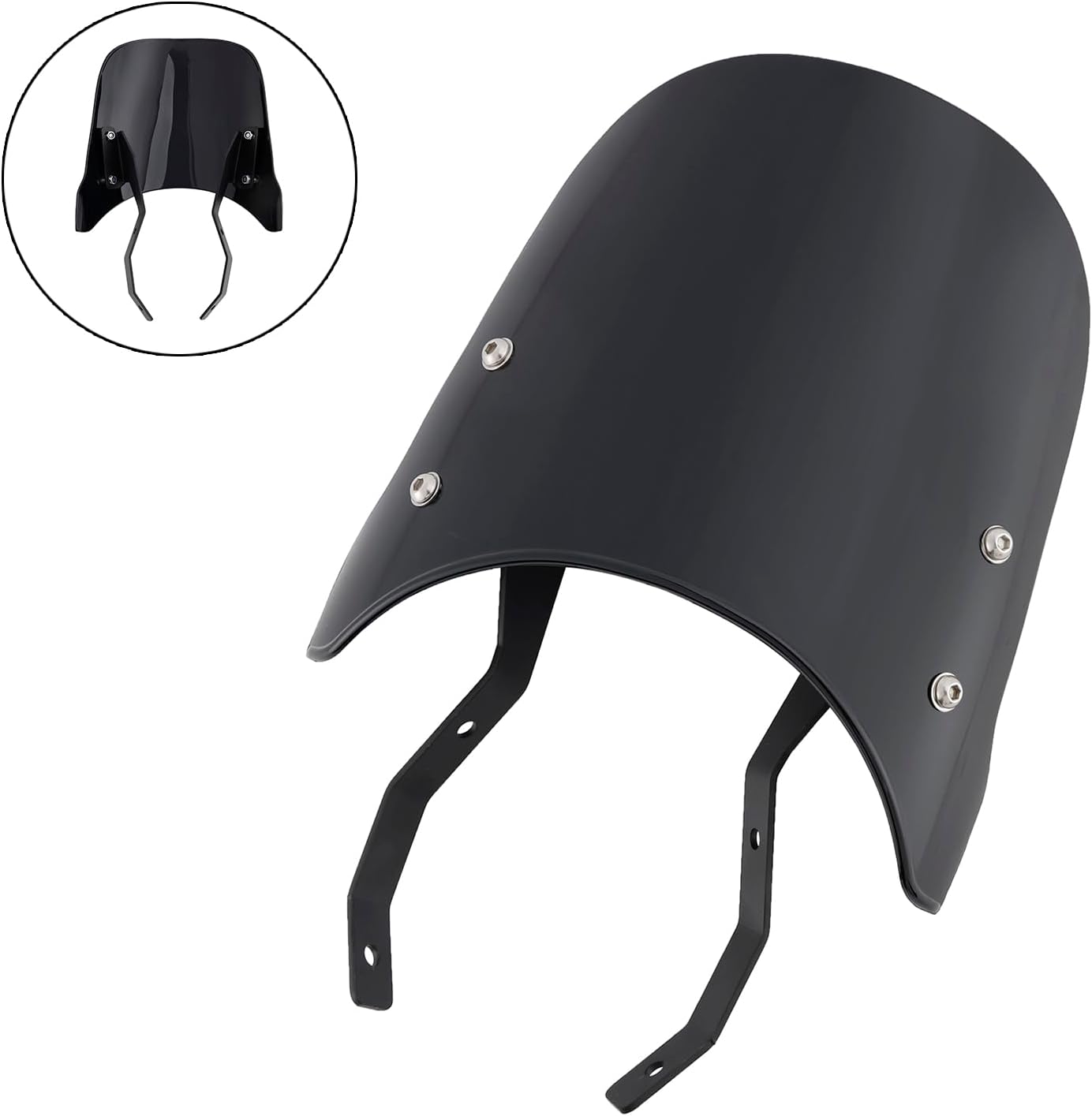 Plastic Windshield Motorcycle Windscreen fit for HONDA CL250/CL300/CL500 2023-2024, Rebel 250/300/500 2021-2024, CMX 250/300/500/1100 2021-24, CM 250/300/500/1100 2021-2024