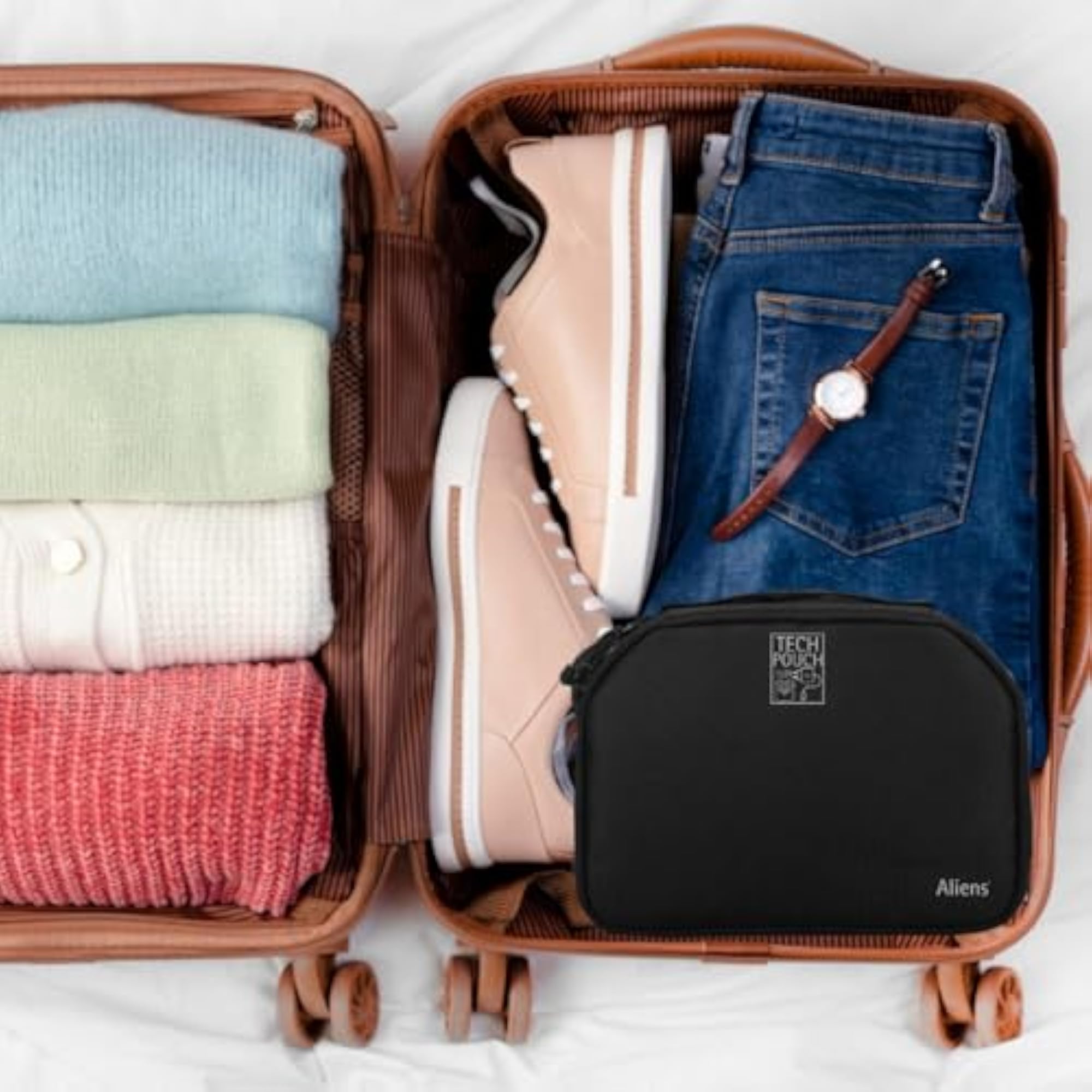 Gadget Travel Tech Organizer Case Bag Pouch with Hanging Hook