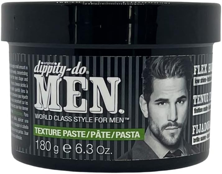 Dippity Do for Men, Paste Flex Hold, 6.3 Oz.