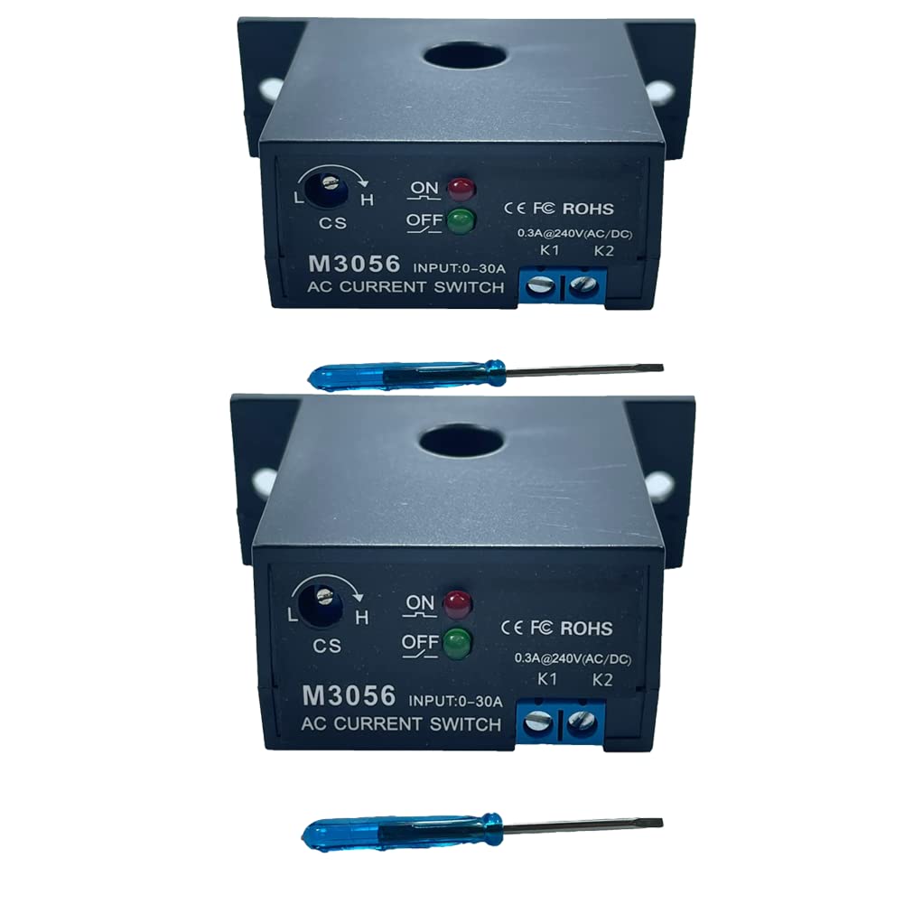 Snapklik.com : 2 Pack Current Sensing Relay AC Current Sensing Switch 0 ...