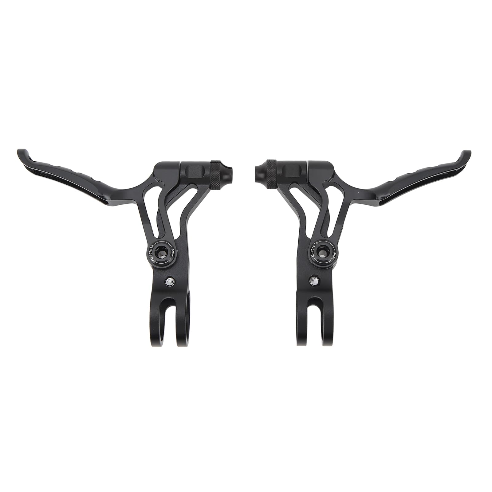 Leva del freno in bicicletta in lega di alluminio cavo 22,2 mm Sensibile manubrio freno a V nero a V per bici pieghevole per bici leggera leggera di precisione durevole desi