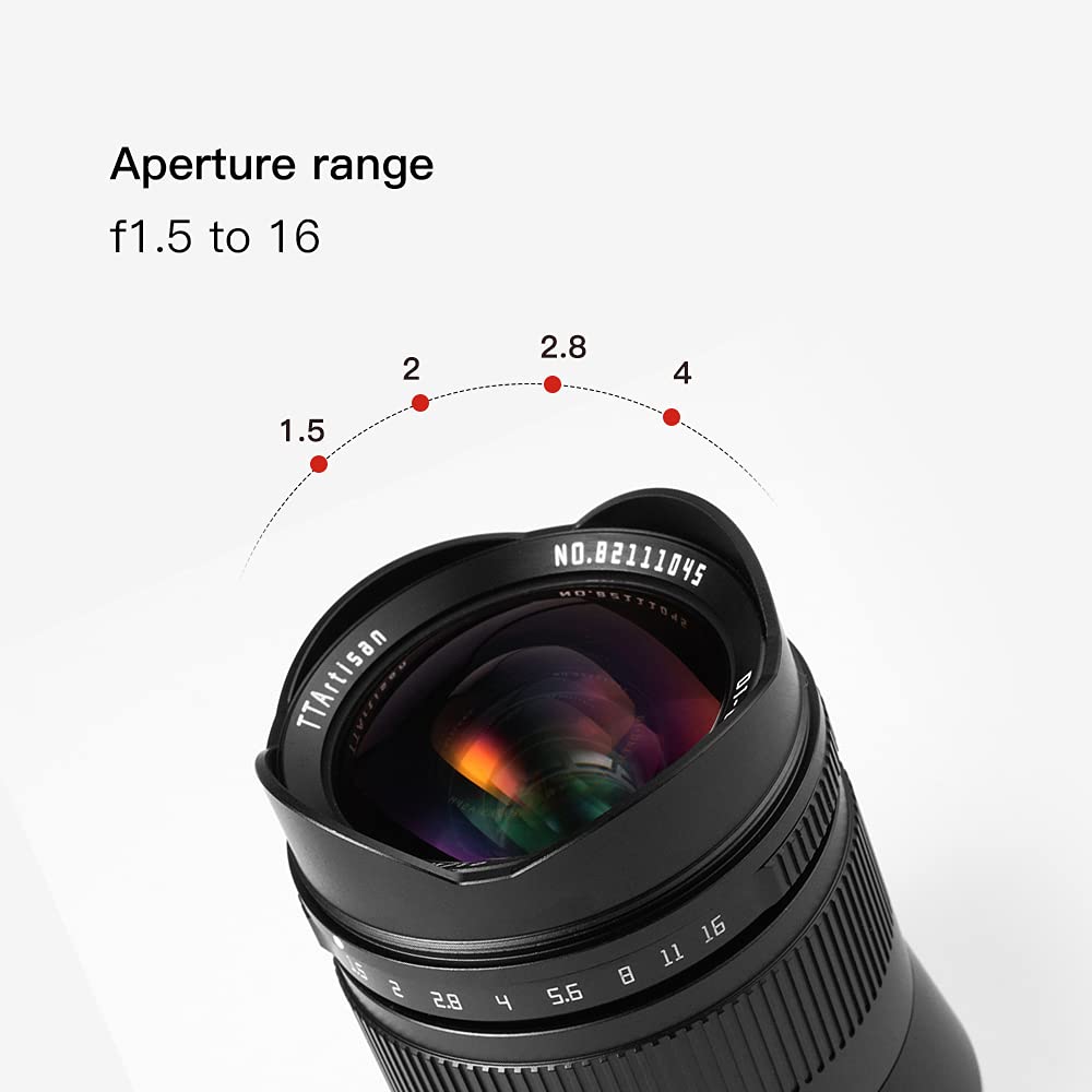 TTartisan 21mm f/1.5 レンズ EOS R Amazon.com : TTArtisan 21mm F1.5 Full Fame Camera Lens for