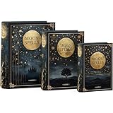 Photo Gallery design by violet moon spells - set di 3 scatole decorative a forma di libro celesti con opere d arte a tema luna, scatole per ricordi a libro, per casa, regali o esposizione Photo Gallery design by violet moon spells - set di 3 scatole decorative a forma di libro celesti con opere d arte a tema luna, scatole per ricordi a libro, per casa, regali o esposizione