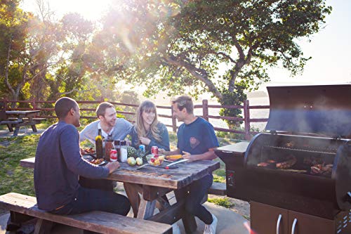 Z Grills ZPG-7002B 2019 New Model Wood Pellet Grill & Smoker, 8 in 1 BBQ Grill Auto Temperature Controls, 700 sq inch Cooking Area, Black