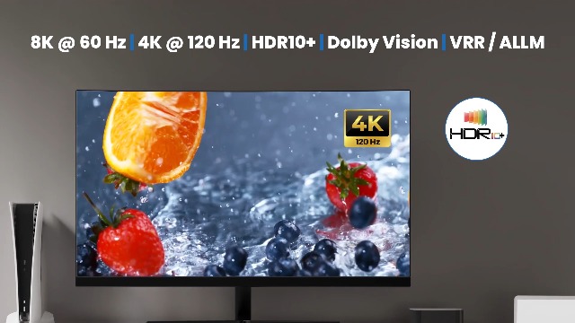 OREI 8K 4x1 HDMI 2.1 Schakelaar 4K @ 120Hz Switcher, HDR ondersteuning OREI 8K 4x1 HDMI 2.1 Schakelaar 4K @ 120Hz Switcher, HDR ondersteuning