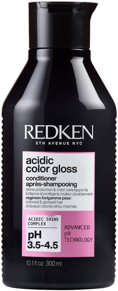 Acidic Color Gloss Conditioner, Colour Protection, Glass-Like Shine, for Colour Treated Hair