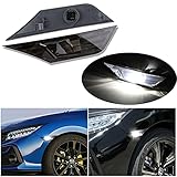 Estas son piezas de repuesto. Retira tu luz de marcador lateral y reemplázala con estas. Se adapta a todos los modelos Honda Civic 2016-2019, SI, tipo-R, sedán, coupe, reemplazo de luz de marcador lateral.
