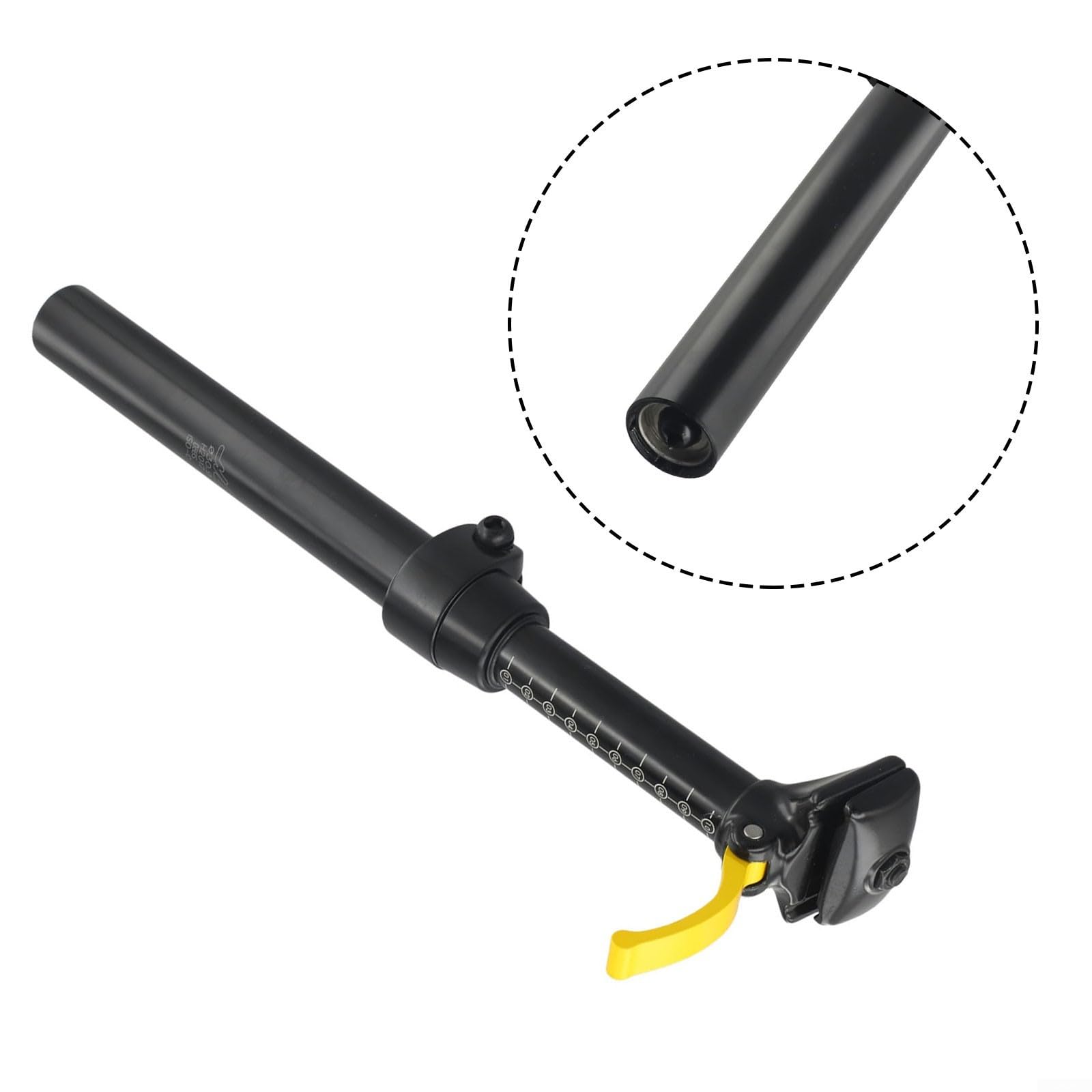 BlissfulAbode Reggisella Dropper con corsa di 100 mm e assorbimento degli urti, adatto per varie mountain bike