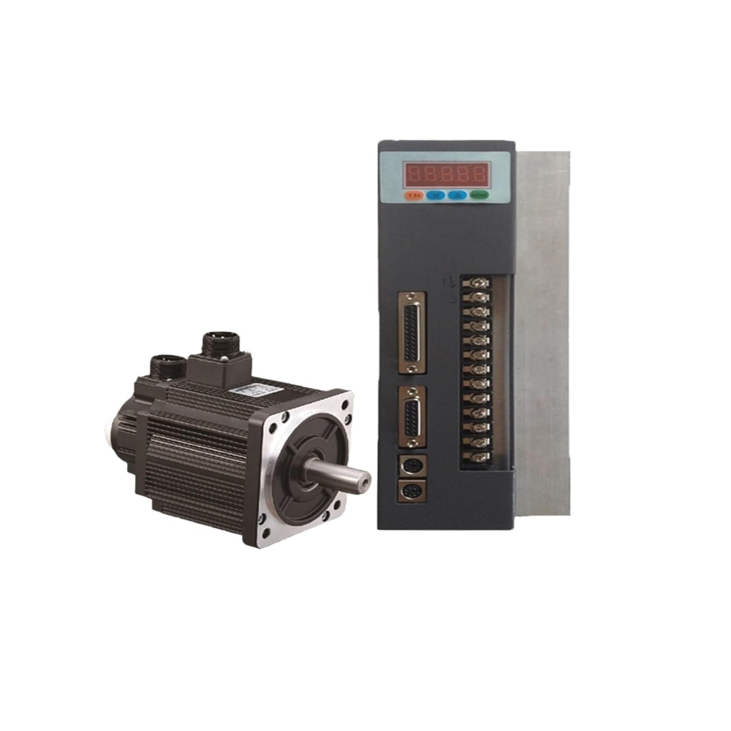 180ST-M27020 380V 5.7KW AC Servo Motor 2000RPM 27N.M. 5700W Three-Phase ac Drive Permanent Magnet Matched Driver AASD-75A.