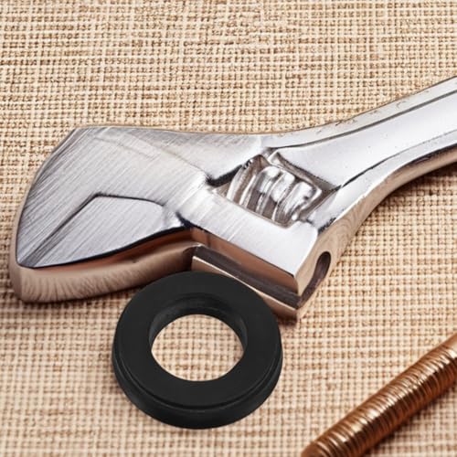 Holibanna Joint en Caoutchouc Noir pour Cric Hydraulique de Voiture, Kit de Réparation Pratique Étanchéité Fuite D'huile, Compatible Large Gamme