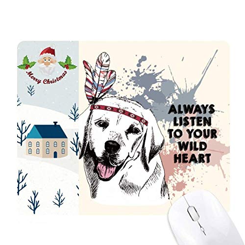 Tapis de souris antidérapant vêtement chien aquarelle pour éviter la fatigue au bureau