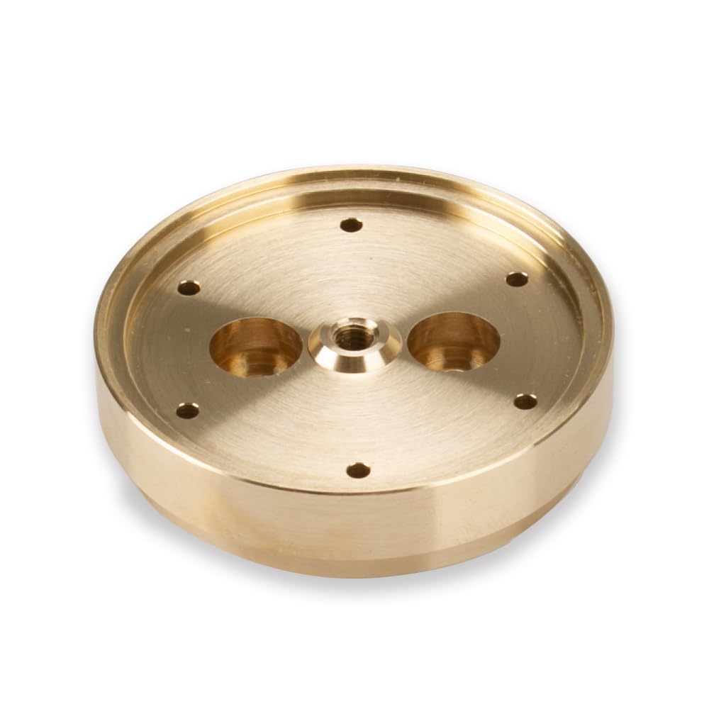 Kit de afinación de latón para Gaggia, repuesto para mampara de ducha de precisión IMS | Soporte de ducha de latón, junta de silicona, tornillos de acero inoxidable.