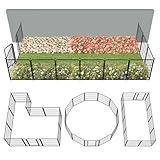 FXW Valla de jardín, 12 paneles