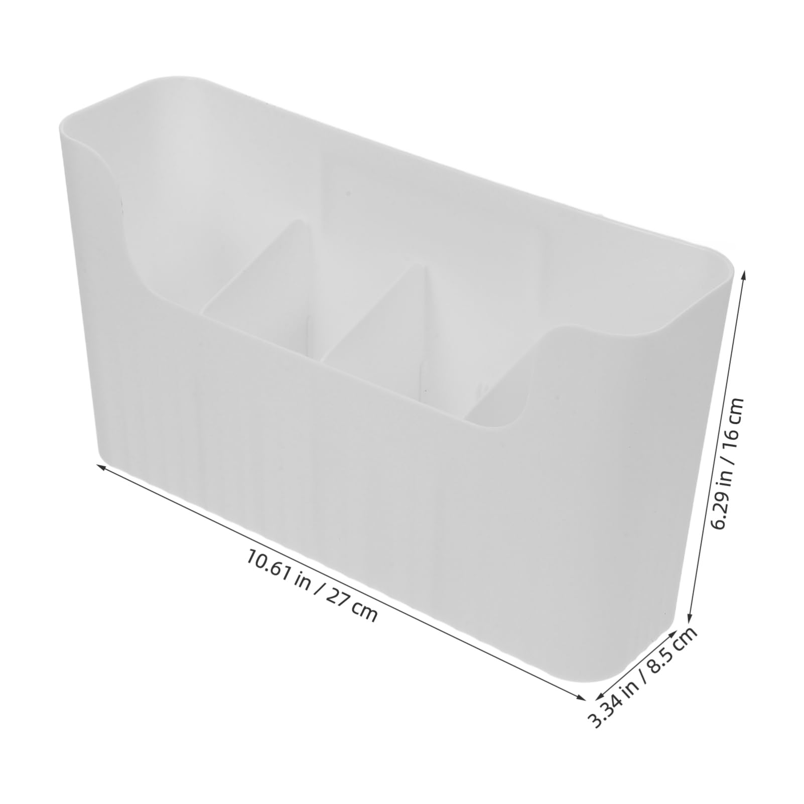 Garneck Caja de Almacenamiento de Pared para Puertas de Armarios Estante de Pared para Refrigerador Organizador de Plástico Adhesivo para Cocina y Baño