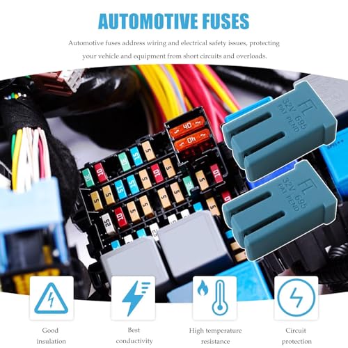 Kit de fusibles automotrices mini MCASE ranurados, 14 piezas: 15 A, 20 A, 25 A, 30 A, 40 A, 50 A y 60 A, 32 V, para autos, camiones, SUV, embarcaciones, RV, ATV, UTV y carritos de golf, marca GRABOTE miniatura 5