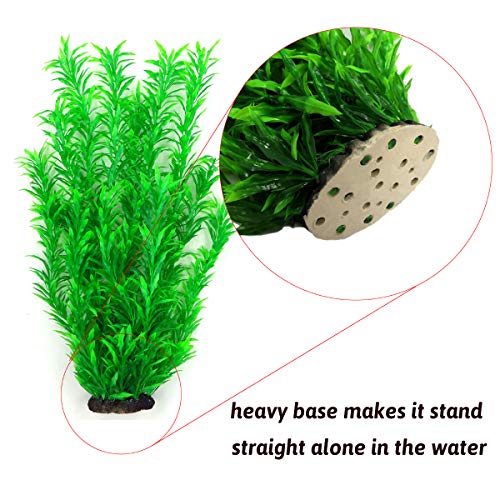 Supyouleg Aquarium Plants Artificial Water Aquatic Fish Tank Plants Tall Plant Red Green Big For Fish Frog Tank Decorations Plastic Fake Plants Decor Pack Of 2 #TOP5