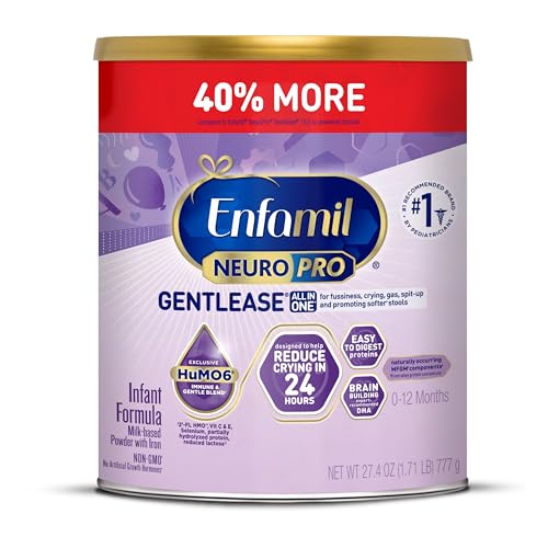 Enfamil NeuroPro Gentlease Baby Formula, Brain Building DHA, HuMO6 Immune Blend, Designed to Reduce...
