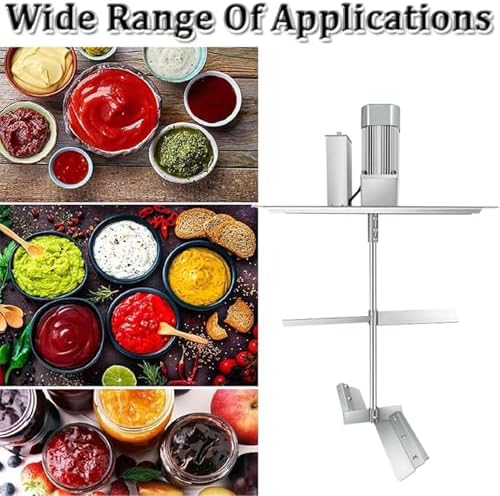Automatic 25L Sauce Stirrer Frying Machine with 4 Blade Mixer, Ideal for Making Jam, Sauces, Fillings, and Hot Pot Seasoning - Efficient Food Mixing Solution