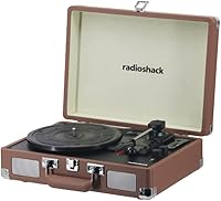 Vista 1 de RadioShack Tocadiscos portátil para maleta con Bluetooth