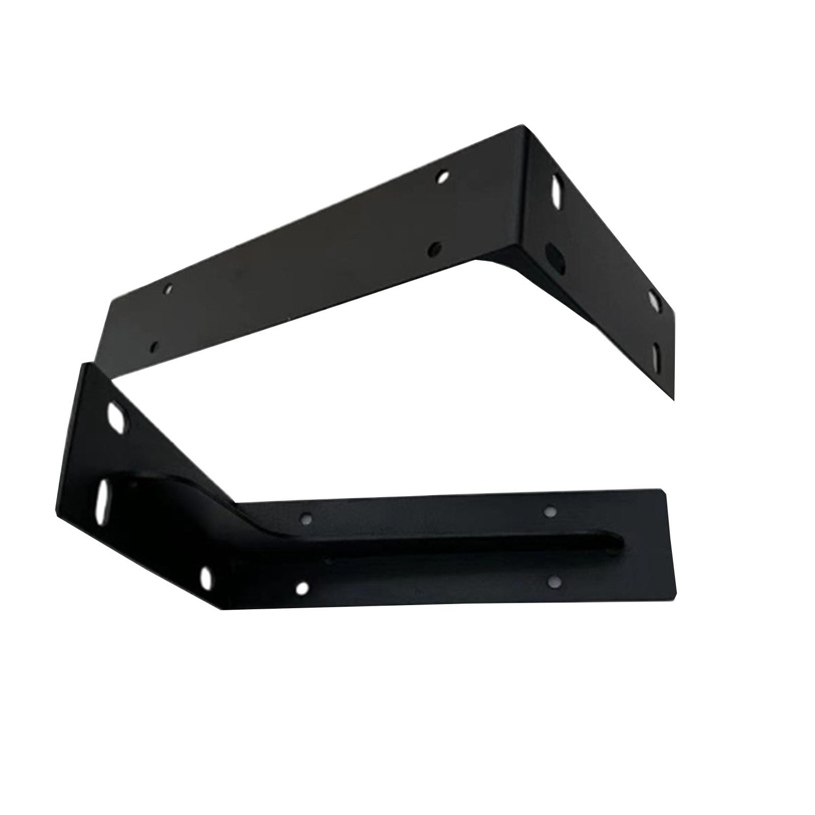 Soporte triangular con soldadura robusta y bordes lisos de 18 pulgadas para partición fija