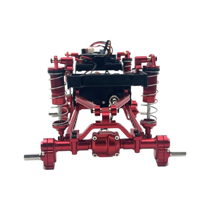 Metal Upgraded Front and Rear Door Bridges for WPL 1/16 C14 C24 C34 C44 C54 C64 C74 B14 B24 RC Car Parts(Silver)