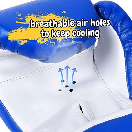 image for Kids Boxing Gloves, SKL Boxing Gloves for Kids Boys Girls 3-15 Junior 