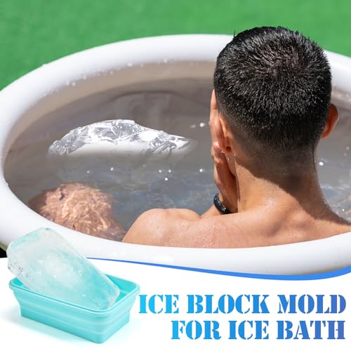Molde de cubos de hielo grande plegable Reallnaive 12 pack miniatura 5